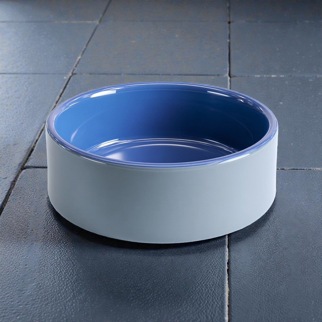 Kalivo Heavy Stoneware Water Bowl - Non-Tip Design